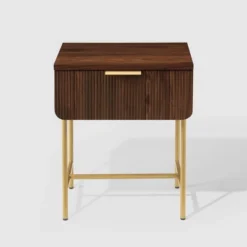 Modern Reeded 1 Drawer Side Table - Saracina Home 17 Modern Reeded 1 Drawer Side Table - Saracina Home -Saracina Home Sales Store GUEST 0450f360 3922 4f26 be06 6b3174d6d3e0