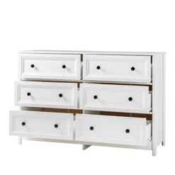 Classic 6 Drawer Groove Dresser White - Saracina Home 18 Classic 6 Drawer Groove Dresser White - Saracina Home -Saracina Home Sales Store GUEST 0671f985 5091 4b72 b5a1 5fe8b5dea36d
