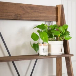 68.25" Boho 4 Tier Solid Wood Ladder Bookshelf Plant Stand - Saracina Home 16 68.25" Boho 4 Tier Solid Wood Ladder Bookshelf Plant Stand - Saracina Home -Saracina Home Sales Store GUEST 06dd6b1f 0a35 4ec3 99cf 42bc2a3440f4