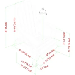 Genovia Transitional Acacia Wood Outdoor Adirondack Chair With Wine Holder - Saracina Home 33 Genovia Transitional Acacia Wood Outdoor Adirondack Chair With Wine Holder - Saracina Home -Saracina Home Sales Store GUEST 0aef4d95 bfe2 4097 8093 beae1f8df5dc