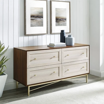 Jones Horizontal Modern 4 Drawer Dresser - Saracina Home 9 Jones Horizontal Modern 4 Drawer Dresser - Saracina Home - Image 9