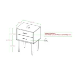 Ora Mid-Century Modern 2 Drawer Nightstand - Saracina Home -Saracina Home Sales Store GUEST 0f2c4eed c328 4dce a1f5 9d198fc17d54