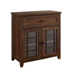 Transitional 2 Door Window Pane Accent Cabinet Dark Walnut - Saracina Home 8 Transitional 2 Door Window Pane Accent Cabinet Dark Walnut - Saracina Home -Saracina Home Sales Store GUEST 11b52eed 205e 443e 87ff b964fdb31758
