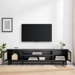 Modern Boho Storage TV Stand For TVs Up To 80" With Rattan Doors - Saracina Home 14 Modern Boho Storage TV Stand For TVs Up To 80" With Rattan Doors - Saracina Home -Saracina Home Sales Store GUEST 12221a0d 7b20 4e5c 80e3 fe64e592ec0c