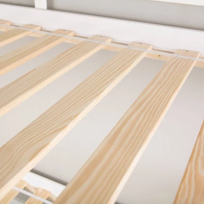 Twin Over Twin Solid Wood Mission Design Bunk Bed - Saracina Home 3 Twin Over Twin Solid Wood Mission Design Bunk Bed - Saracina Home - Image 3