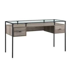 Lamvia Contemporary 2 Tier Glass Top Desk - Saracina Home 13 Lamvia Contemporary 2 Tier Glass Top Desk - Saracina Home -Saracina Home Sales Store GUEST 19a7252b 2989 4a0c 8d84 a24484b81013