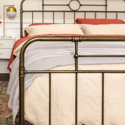 Raven Industrial Vintage Metal Pipe Bed - Saracina Home 9 Raven Industrial Vintage Metal Pipe Bed - Saracina Home - Image 9