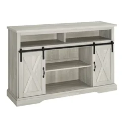 Transitional Sliding Barndoor Highboy TV Stand For TVs Up To 58" - Saracina Home 36 Transitional Sliding Barndoor Highboy TV Stand For TVs Up To 58" - Saracina Home -Saracina Home Sales Store GUEST 1e7753a0 161a 461f a869 c017e7263cc2