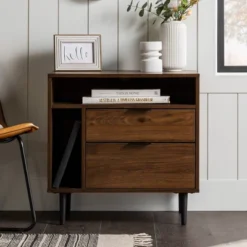 Rockwell Modern Storage Nightstand - Saracina Home -Saracina Home Sales Store GUEST 1f3fc2b2 ae5c 4ffa 8299 3f45a89116eb