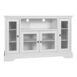 Glass Door Traditional Highboy TV Stand For TVs Up To 58" - Saracina Home -Saracina Home Sales Store GUEST 20444c99 6ff6 457c 8b8f 5a083fc3ba5d