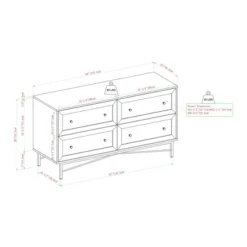 Jones Horizontal Modern 4 Drawer Dresser - Saracina Home 14 Jones Horizontal Modern 4 Drawer Dresser - Saracina Home -Saracina Home Sales Store GUEST 210e2230 adab 4062 b8e7 99b70cedff26