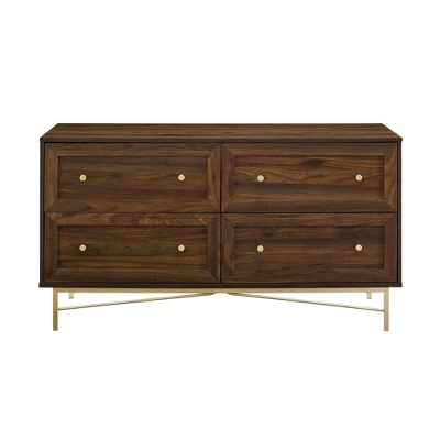 Jones Horizontal Modern 4 Drawer Dresser - Saracina Home 3 Jones Horizontal Modern 4 Drawer Dresser - Saracina Home - Image 3