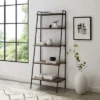 72" Open Storage Ladder Bookshelf - Saracina Home