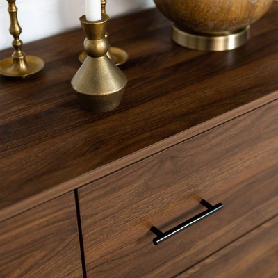 Higgins Modern Horizontal 6 Drawer Dresser - Saracina Home 9 Higgins Modern Horizontal 6 Drawer Dresser - Saracina Home - Image 9