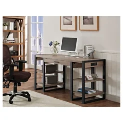 60" Industrial Transitional Tech Desk With USB - Saracina Home 13 60" Industrial Transitional Tech Desk With USB - Saracina Home -Saracina Home Sales Store GUEST 27649064 f1fd 4f1c 8f0a b2cf98fb4a01
