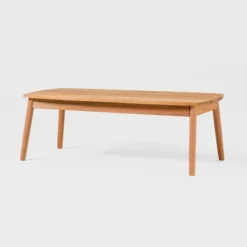 Saracina Home Modern Boho Rounded Rectangle Eucalyptus Patio Coffee Table -Saracina Home Sales Store GUEST 2ac7cd38 dcae 4bfc a378 f94574065e27