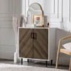 Angelo Modern Bookmatch Accent Cabinet - Saracina Home