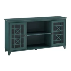 Bayland Transitional Double Fretwork Door Sideboard Antique Dark Teal - Saracina Home -Saracina Home Sales Store GUEST 30940f8e d84b 4388 8393 0c02a276e1a3