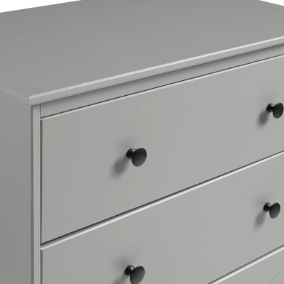 Stiva Classic Mid-Century Modern Vertical 4 Drawer Dresser Gray - Saracina Home 15 Stiva Classic Mid-Century Modern Vertical 4 Drawer Dresser Gray - Saracina Home - Image 15