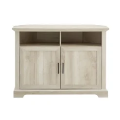 Grooved Door Corner TV Stand For TVs Up To 45" - Saracina Home -Saracina Home Sales Store GUEST 3313742c eb60 460f bd14 7a98b04aa345