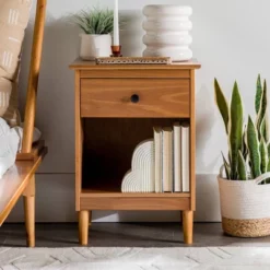 Stiva Classic Mid-Century Modern 1 Drawer Nightstand - Saracina Home 25 Stiva Classic Mid-Century Modern 1 Drawer Nightstand - Saracina Home -Saracina Home Sales Store GUEST 33c12aa3 b173 42fe b6c7 72dbb0a37814