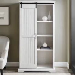 Owens Farmhouse Sliding Barn Door Storage Hutch - Saracina Home 11 Owens Farmhouse Sliding Barn Door Storage Hutch - Saracina Home -Saracina Home Sales Store GUEST 354bde00 14e4 4107 ab67 983a07cab062