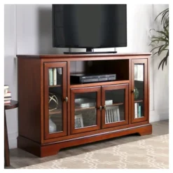 Glass Door Traditional Highboy TV Stand For TVs Up To 58" - Saracina Home -Saracina Home Sales Store GUEST 3668ff5d 6e0d 4d30 9187 ebf028ce0835