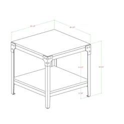 Set Of 2 Benny Urban Industrial Angle Iron Side Tables - Saracina Home -Saracina Home Sales Store GUEST 36f541d7 e3c1 4bfe a7c1 00065ab8ba6c