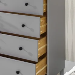 Stiva Classic Mid-Century Modern Vertical 4 Drawer Dresser Gray - Saracina Home 24 Stiva Classic Mid-Century Modern Vertical 4 Drawer Dresser Gray - Saracina Home -Saracina Home Sales Store GUEST 3846d529 c24e 4739 a13a 22e114312cd6