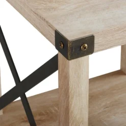 Set Of 2 Sophie Rustic Farmhouse X Frame Side Tables - Saracina Home -Saracina Home Sales Store GUEST 384841a6 6457 4b3c 8b28 0bfc3c51f790