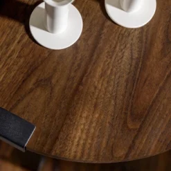 Set Of 2 Wrightson Urban Industrial Wrap Leg Round Side Tables Dark Walnut - Saracina Home 12 Set Of 2 Wrightson Urban Industrial Wrap Leg Round Side Tables Dark Walnut - Saracina Home -Saracina Home Sales Store GUEST 38617539 64f1 461b a3fd 887f63054033