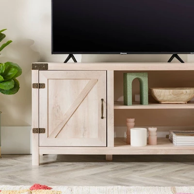 Clarabelle Rustic Industrial Barn Door TV Stand For TVs Up To 50" - Saracina Home 7 Clarabelle Rustic Industrial Barn Door TV Stand For TVs Up To 50" - Saracina Home - Image 7