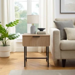 Modern Reeded 1 Drawer Side Table - Saracina Home 11 Modern Reeded 1 Drawer Side Table - Saracina Home -Saracina Home Sales Store GUEST 3e88f01f 6fa2 40b2 8c4b 3ba9f85470a5