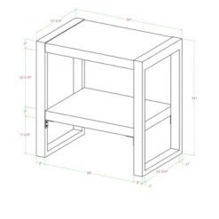 24" Loop Leg Urban Industrial Side Table Charcoal - Saracina Home 9 24" Loop Leg Urban Industrial Side Table Charcoal - Saracina Home -Saracina Home Sales Store GUEST 3f8f1d17 e90f 402e 8511 481375e2a0cc