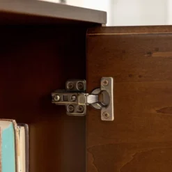 Mid-Century Modern With Closed Storage TV Stand For TVs Up To 58" Walnut - Saracina Home -Saracina Home Sales Store GUEST 41e43c0c 5f53 49cc 9bee 9b1a0def7890