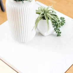 Owen Urban Open Box Frame Side Table Faux White Marble - Saracina Home -Saracina Home Sales Store GUEST 4342e184 f42c 4847 a43b 7efb143bd892