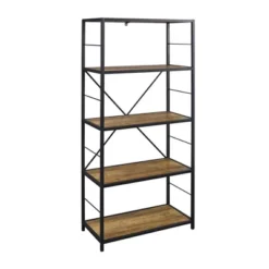 63" 4 Shelf Industrial Transitional Tall Bookshelf - Saracina Home 11 63" 4 Shelf Industrial Transitional Tall Bookshelf - Saracina Home -Saracina Home Sales Store GUEST 43f6ae14 00e5 4498 b215 cdae8a95d4c2