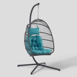 Toluca Hanging Outdoor Boho Egg Chair With Cushion - Saracina Home 26 Toluca Hanging Outdoor Boho Egg Chair With Cushion - Saracina Home -Saracina Home Sales Store GUEST 462e2db3 7851 4b55 bb1f 67b61b58991b