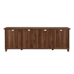 Kimber 4 Door Glass Panel Storage TV Stand For TVs Up To 80" - Saracina Home -Saracina Home Sales Store GUEST 4ab77e31 ad01 41ea ad4e 6f6f08e5ab44