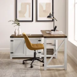 Farmhouse Rustic L Shaped Desk With Storage - Saracina Home 27 Farmhouse Rustic L Shaped Desk With Storage - Saracina Home -Saracina Home Sales Store GUEST 4bce39c5 2b53 40a0 bc96 ae4876d00e62