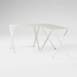 Modern Glass L Shaped Gaming Computer Desk White - Saracina Home -Saracina Home Sales Store GUEST 4e11ada7 6b6a 44e5 ae2e 2e6e7b38b45e