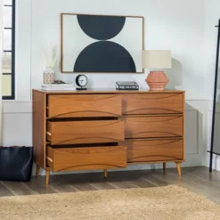 Mid-Century Modern Contoured 6 Drawer Dresser - Saracina Home 26 Mid-Century Modern Contoured 6 Drawer Dresser - Saracina Home -Saracina Home Sales Store GUEST 4f9f1d1c 1d30 433d abee ec047232182c