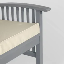 Ravenscroft Modern Boho Acacia Wood Slatted Outdoor Loveseat With Cushion - Saracina Home -Saracina Home Sales Store GUEST 52aa005c 6a54 4115 bce1 42a537cb103c