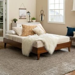 Alice Mid-Century Solid Wood Platform Bed - Saracina Home -Saracina Home Sales Store GUEST 53d3aa8f 9ebf 457f 9c71 992c563b37f4