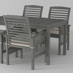 Ravenscroft 5pc Acacia Wood Patio Dining Set - Saracina Home -Saracina Home Sales Store GUEST 562b601f 52b4 46cd 927d 6cc0ab063c4e