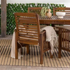 Ravenscroft 5pc Acacia Wood Patio Dining Set - Saracina Home -Saracina Home Sales Store GUEST 57708ee1 9268 42b8 8dd9 1171a30191af