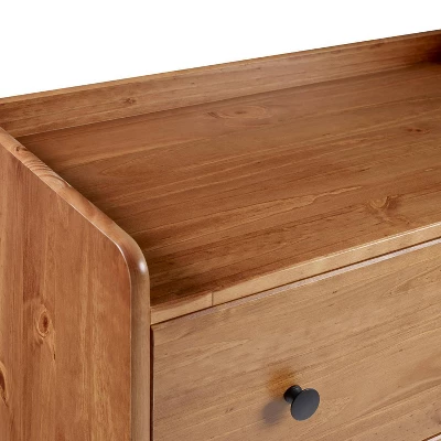 Katie Solid Wood Transitional Tray Top 4 Drawer Dresser - Saracina Home 4 Katie Solid Wood Transitional Tray Top 4 Drawer Dresser - Saracina Home - Image 4