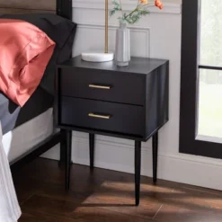 Ora Mid-Century Modern 2 Drawer Nightstand - Saracina Home -Saracina Home Sales Store GUEST 586d04a0 be28 4036 81c0 746bfa6293b3