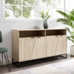 58" 4 Door Contemporary Storage Console Sideboard - Saracina Home -Saracina Home Sales Store GUEST 58d41592 d3ac 41fc a629 65bde0316ec4