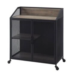 Urban Industrial Metal Mesh Bar Cart With Wheels - Saracina Home 15 Urban Industrial Metal Mesh Bar Cart With Wheels - Saracina Home -Saracina Home Sales Store GUEST 59a24ed4 da17 4087 8cad 6500ce3bd7b6